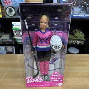Barbie Tim Hortons 2025 PWHL Hockey Player Doll Canada Blonde Mattel NEW